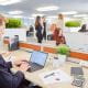 Scene of people working in an office